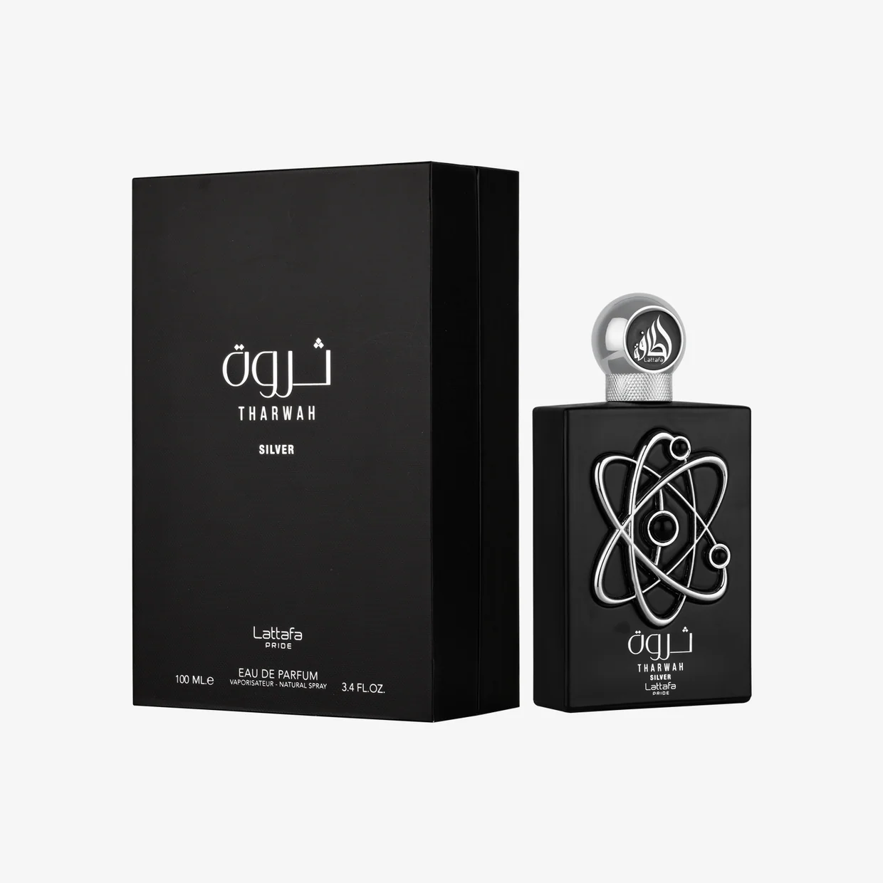 Tharwah Silver Lattafa Perfumes for men