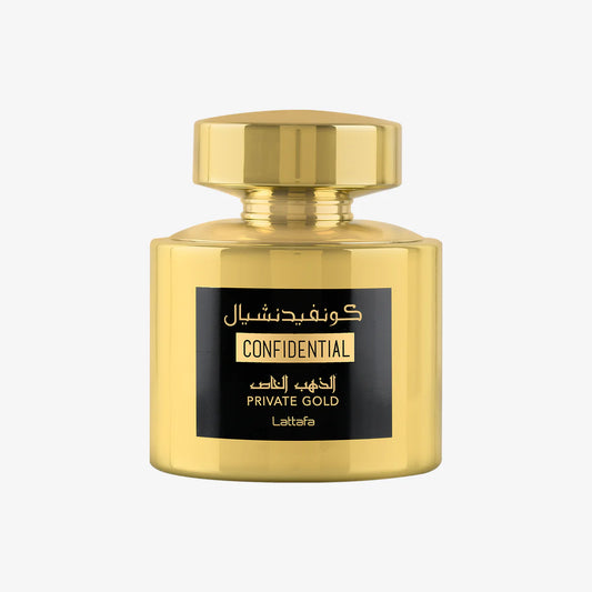Confidential Private Gold Lattafa Perfumes for women and men