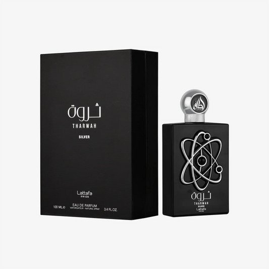 Tharwah Silver Lattafa Perfumes for men